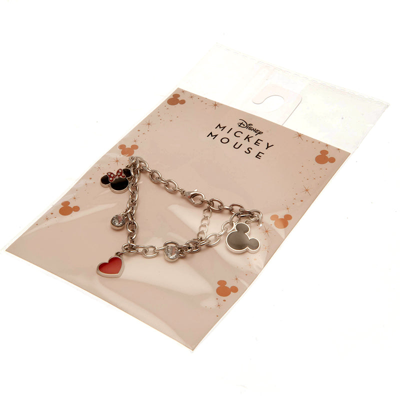 Minnie Mouse Fashion Jewellery Bracelet, side angle