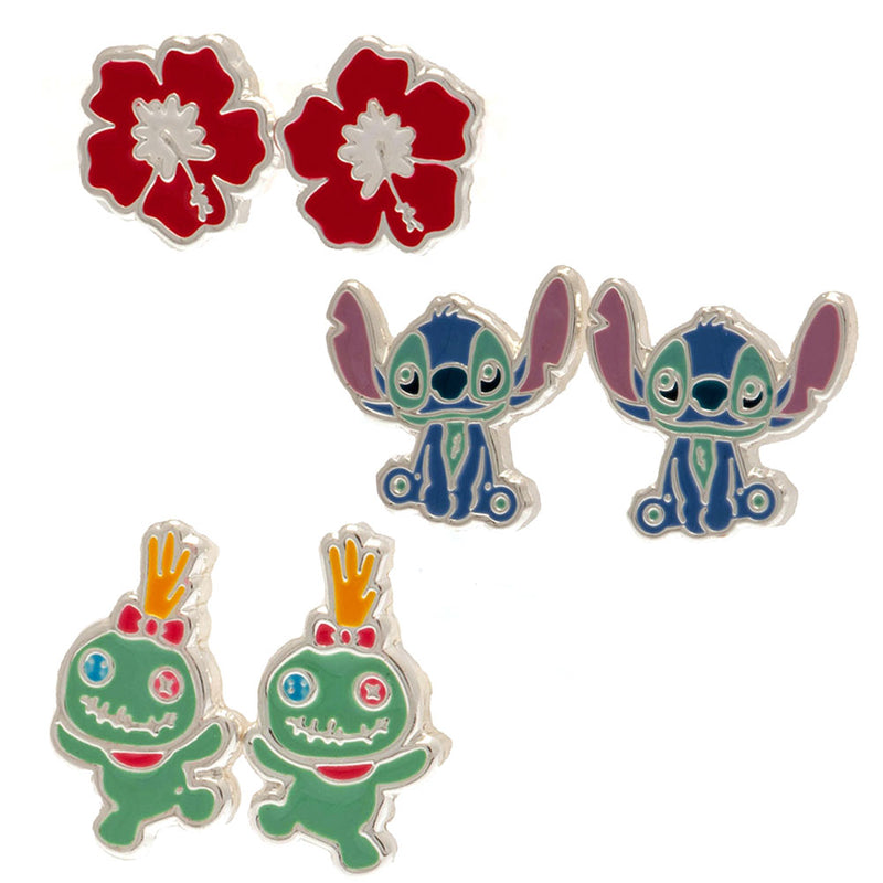 Lilo & Stitch Plated Brass Earring Set collectible from Infinity Collectables 2026