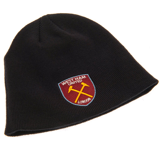 West Ham United FC Navy Beanie, alternate view