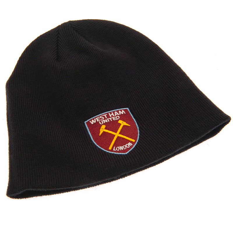 West Ham United FC Navy Beanie, alternate view