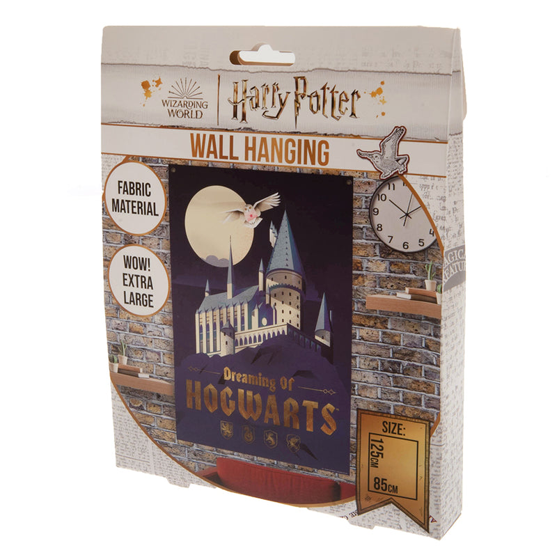 Harry Potter XL Fabric Wall Banner, side angle