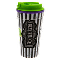 Beetlejuice Thermal Travel Mug, side angle