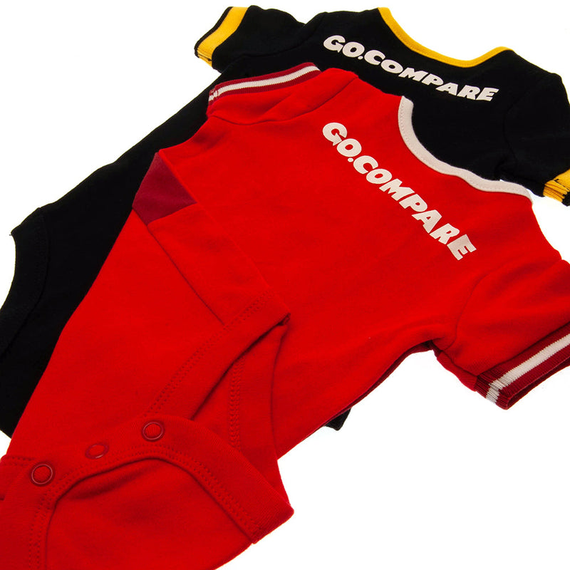 Wales RU 2 Pack Bodysuit 0/3 mths SP, close-up detail