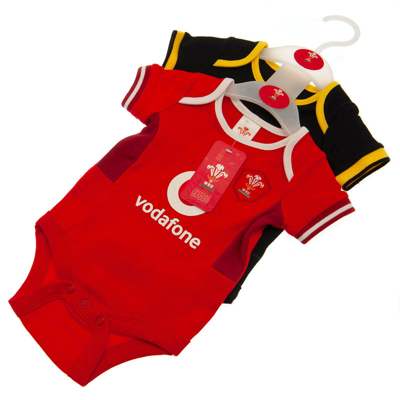Wales RU 2 Pack Bodysuit 0/3 mths SP, rear view