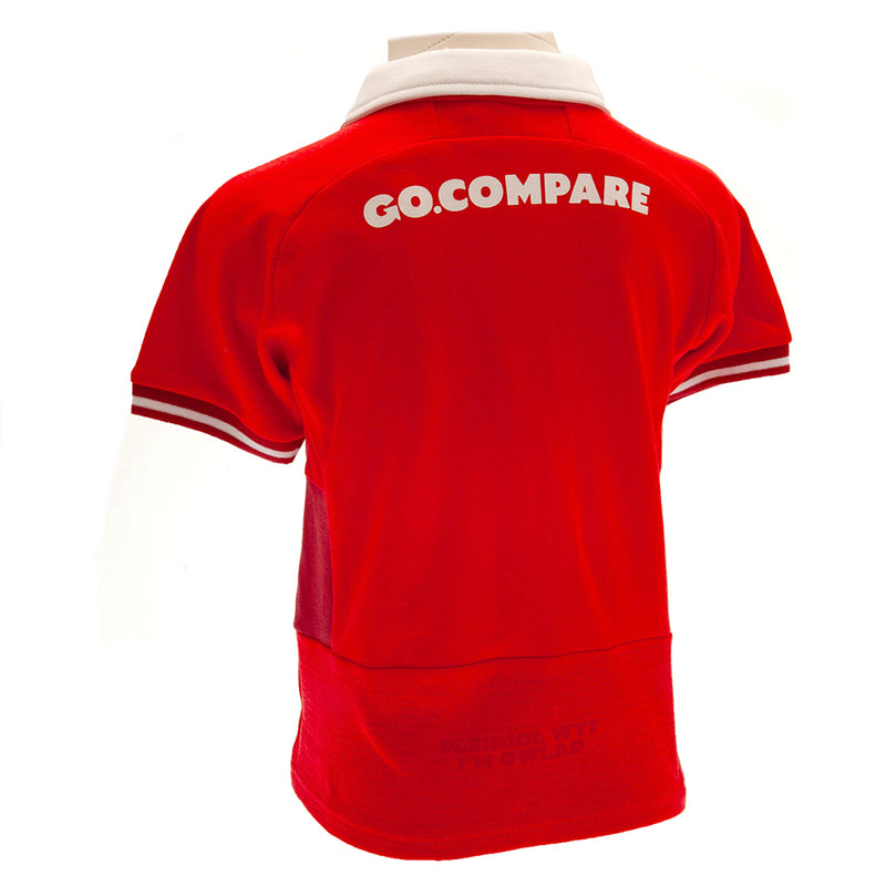 Wales RU Shirt & Short Set 9/12 mths SP, rear view