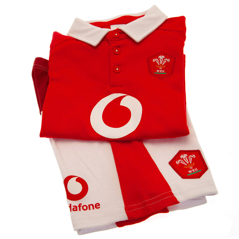 Wales RU Shirt & Short Set 6/9 mths SP, packaging shot