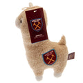 West Ham United FC Plush Llama, close-up detail