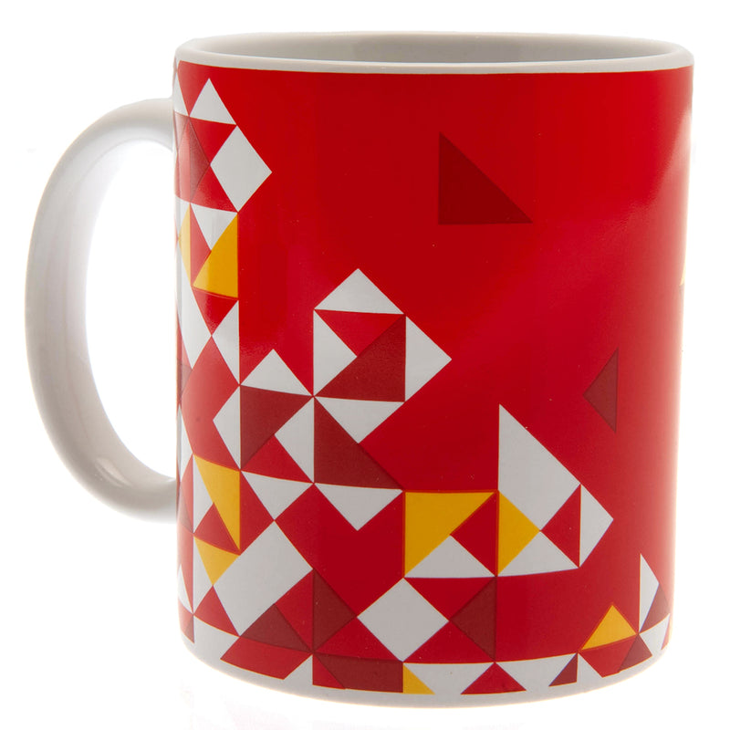 Liverpool FC Particle Mug, side angle