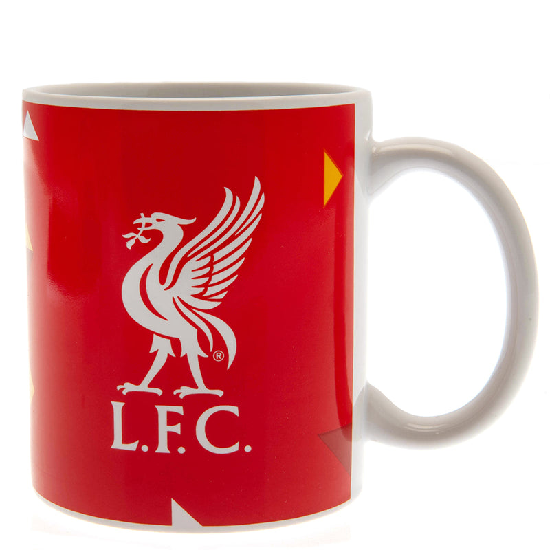 Liverpool FC Particle Mug, close-up detail