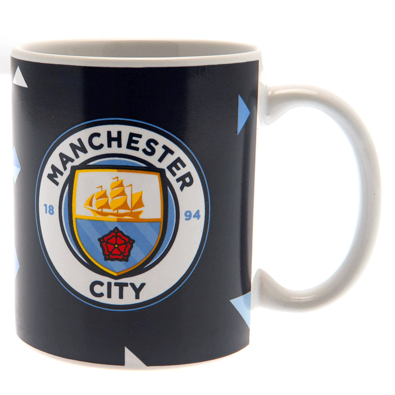 Manchester City FC Particle Mug, side angle