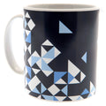 Manchester City FC Particle Mug, close-up detail