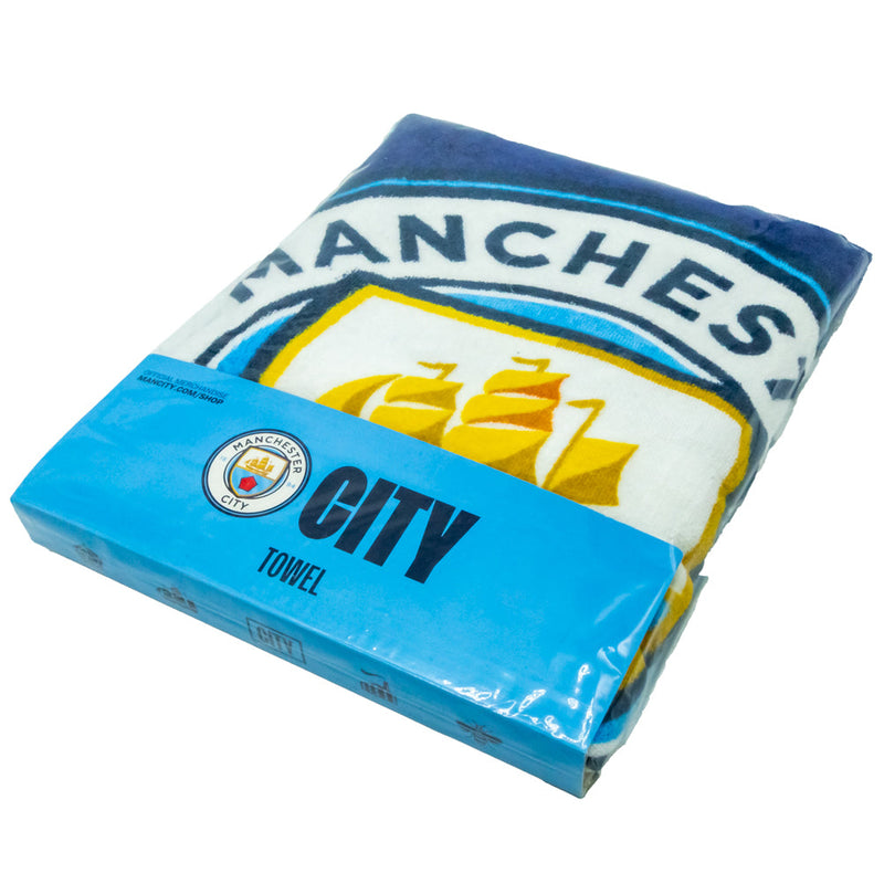 Manchester City FC Towel, side angle