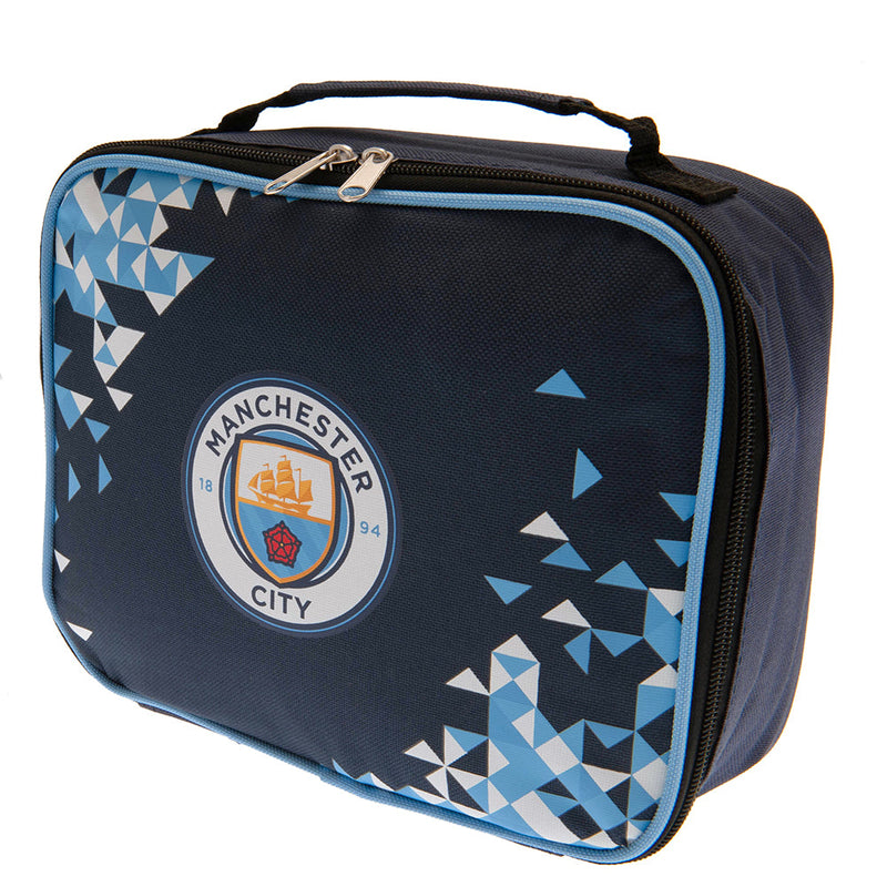 Manchester City FC Lunch Bag, side angle