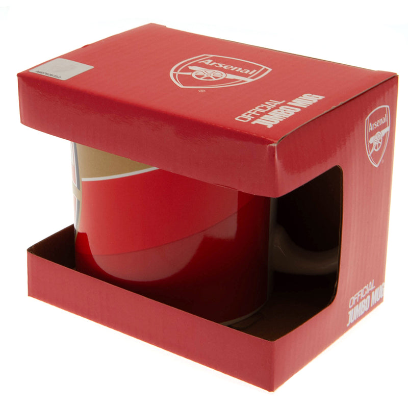 Arsenal FC Jumbo Mug, close-up detail
