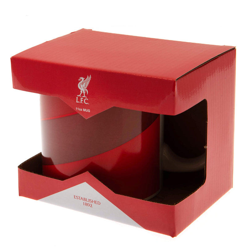 Liverpool FC Jumbo Mug, close-up detail