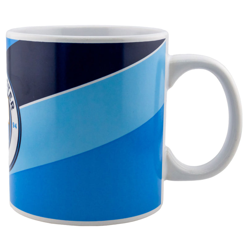 Manchester City FC Jumbo Mug, side angle