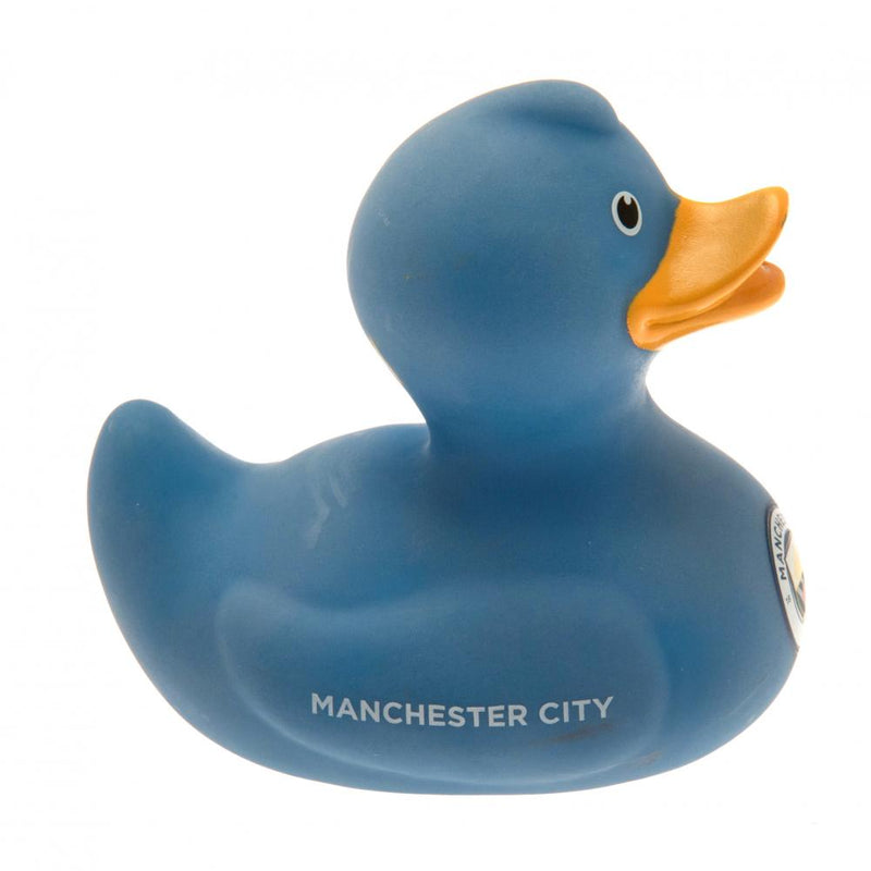Manchester City FC Bath Time Duck, side angle