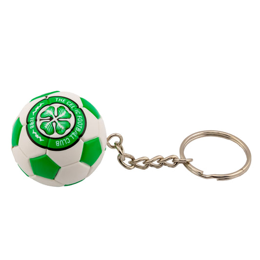 Celtic FC Football Keyring, alternate view