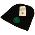 Celtic FC Black Beanie, side angle