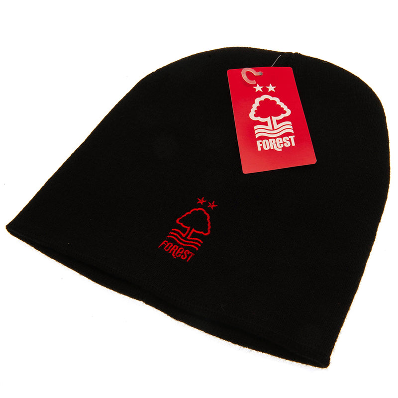 Nottingham Forest FC Black Beanie, side angle