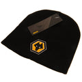 Wolverhampton Wanderers FC Black Beanie, side angle