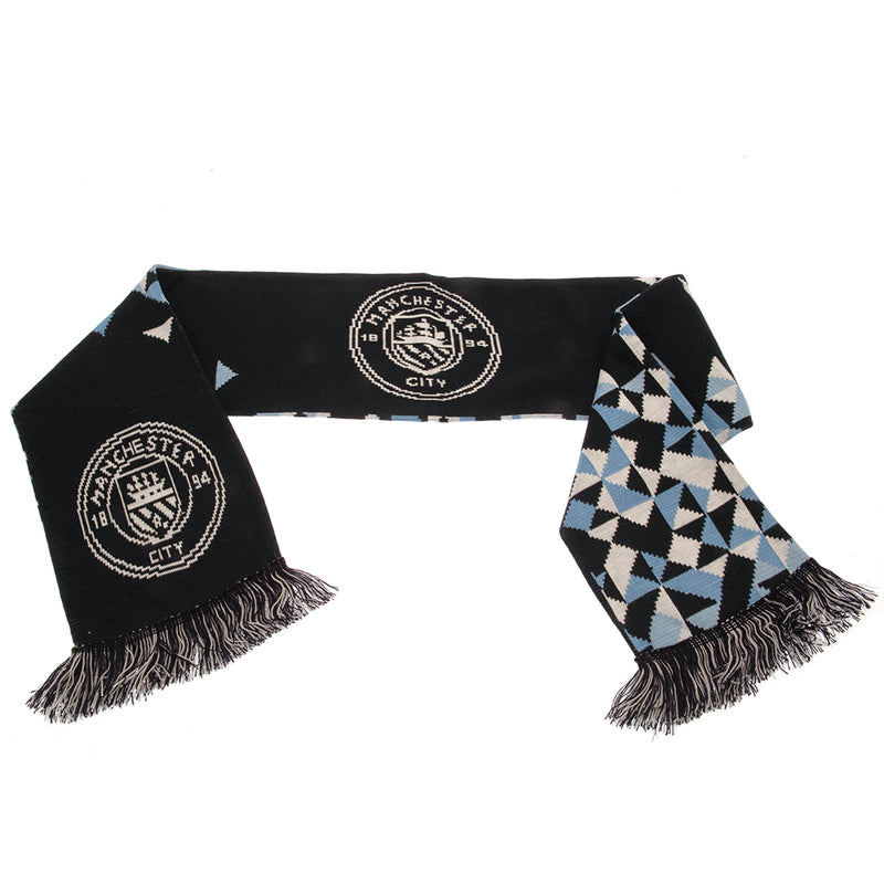 Manchester City FC Particle Scarf, side angle