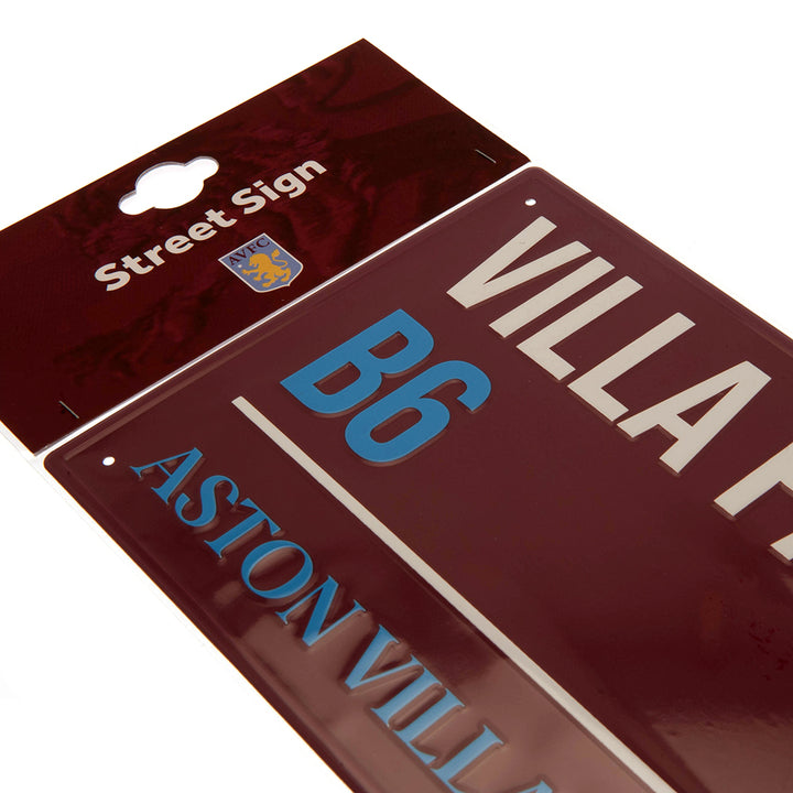 Aston Villa FC Colour Street Sign