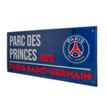 Paris Saint Germain FC Colour Street Sign, side angle