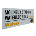 Wolverhampton Wanderers FC White Street Sign, alternate view