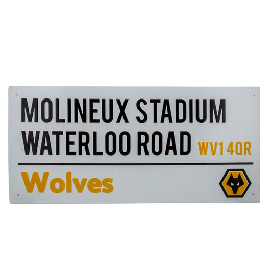 Wolverhampton Wanderers FC White Street Sign collectible from Infinity Collectables 2026