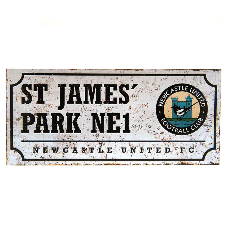 Newcastle United FC Retro Street Sign collectible from Infinity Collectables 2026