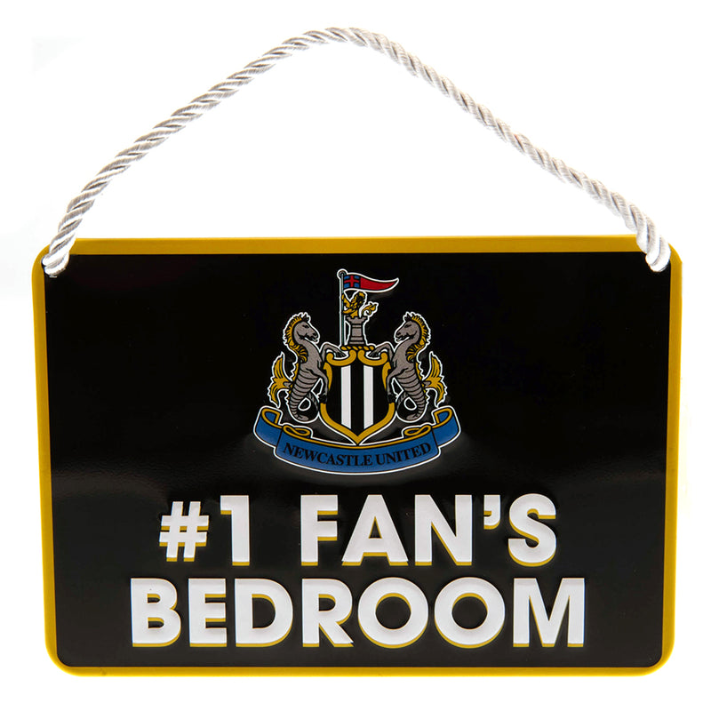 Newcastle United FC Bedroom Sign No1 Fan, alternate view