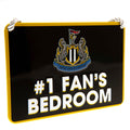 Newcastle United FC Ultimate Fan Bundle - Newcastle United FC Bedroom Sign No1 Fan