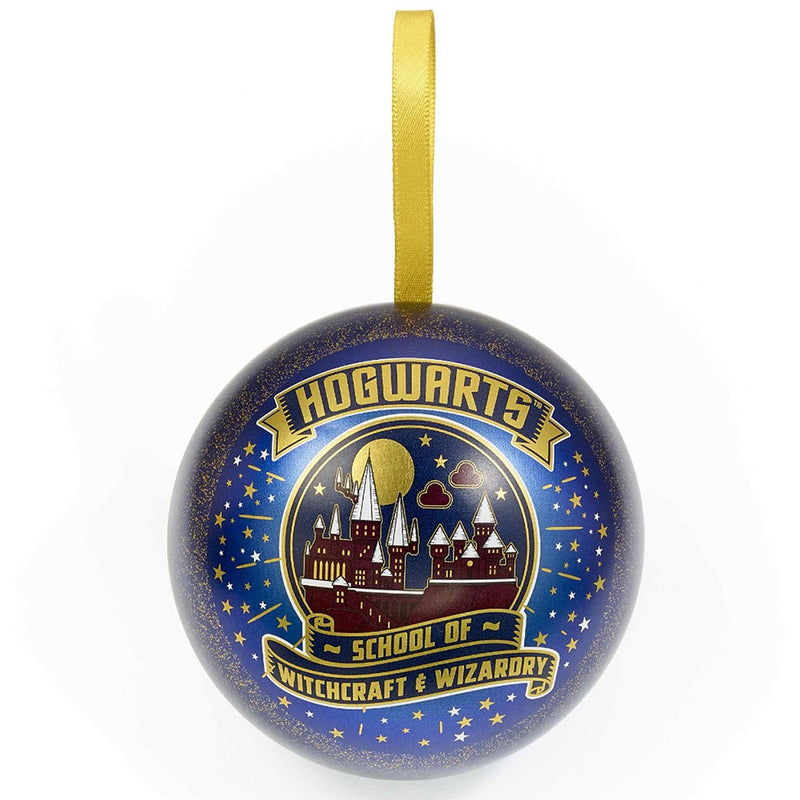 Harry Potter Christmas Gift Bauble Hogwarts Castle, side angle