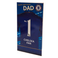 Chelsea FC No. 1 Dad Birthday Card, alternate view