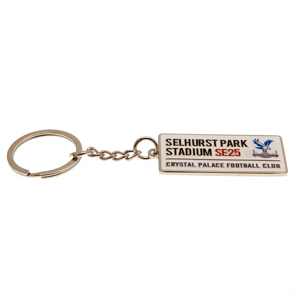 Crystal Palace FC Embossed Street Sign Keyring