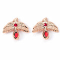 Harry Potter Rose Gold Plated Fawkes Stud Earrings collectible from Infinity Collectables 2026