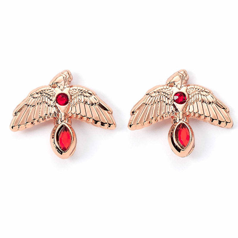 Harry Potter Rose Gold Plated Fawkes Stud Earrings collectible from Infinity Collectables 2026