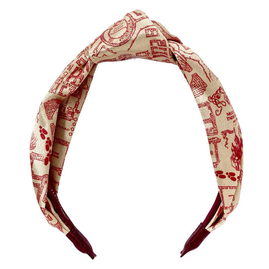 Harry Potter Knotted Headband Marauders Map, alternate view