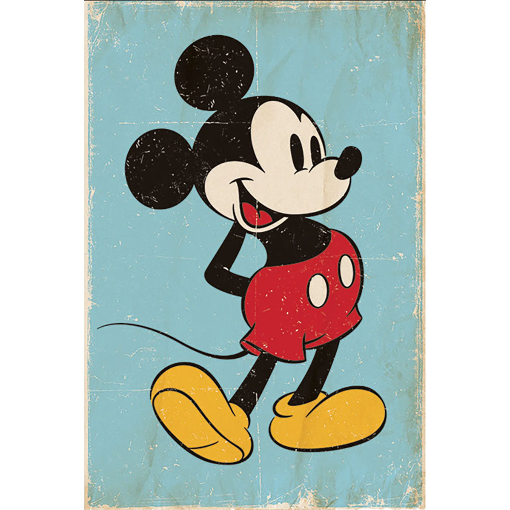 Mickey Mouse Retro Poster