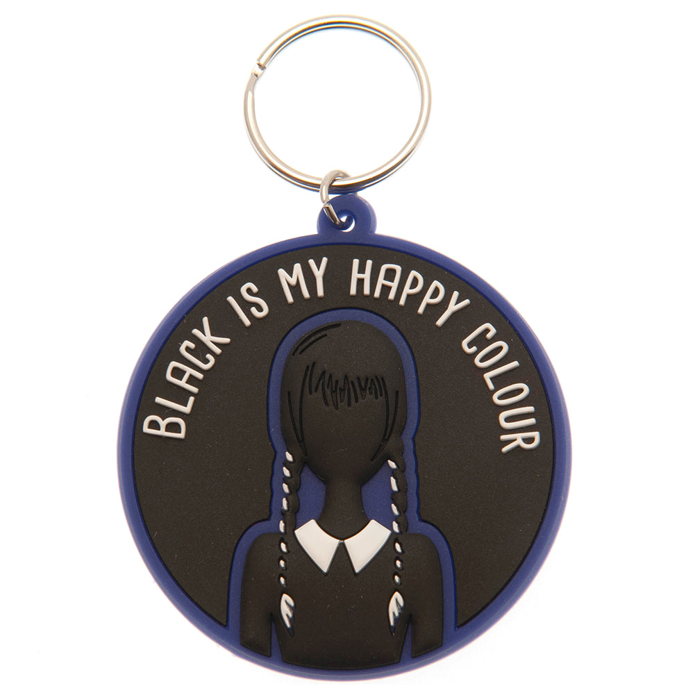 Wednesday Happy Colour Keyring