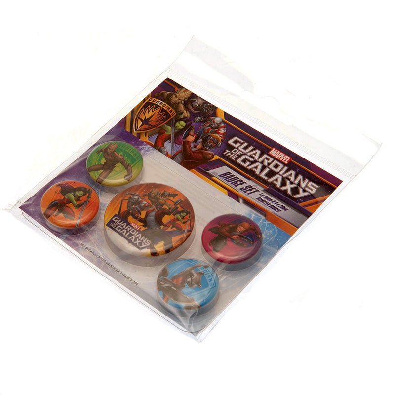 Guardians Of The Galaxy Button Badge Set, side angle