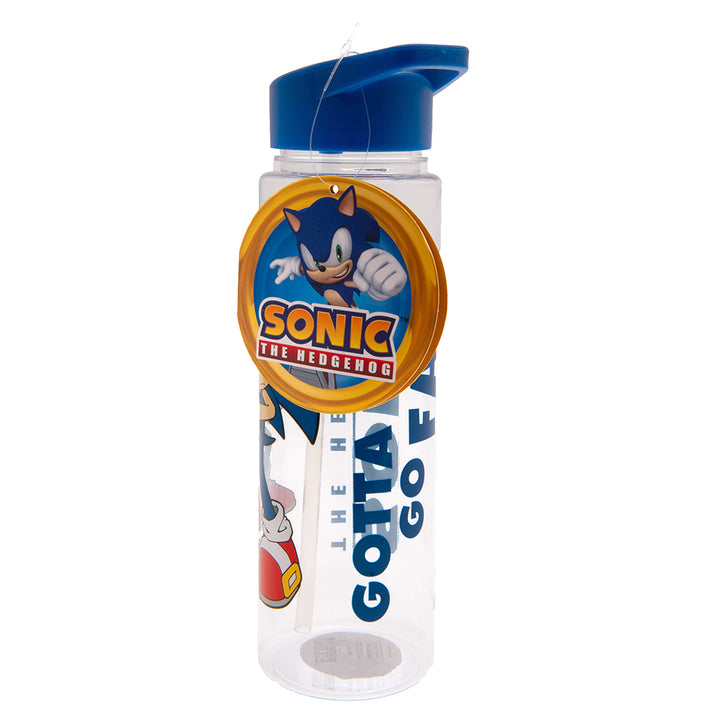 Official Sonic The Hedgehog Plastic Drinks Bottle