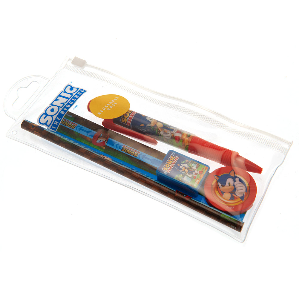 Sonic The Hedgehog 5-Piece Stationery Set