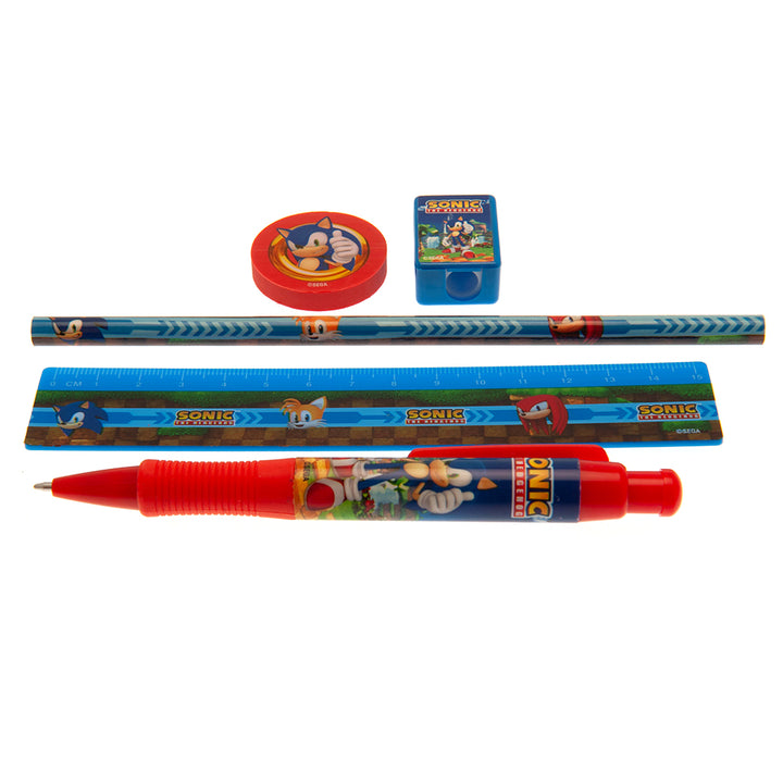 Sonic The Hedgehog 5-Piece Stationery Set