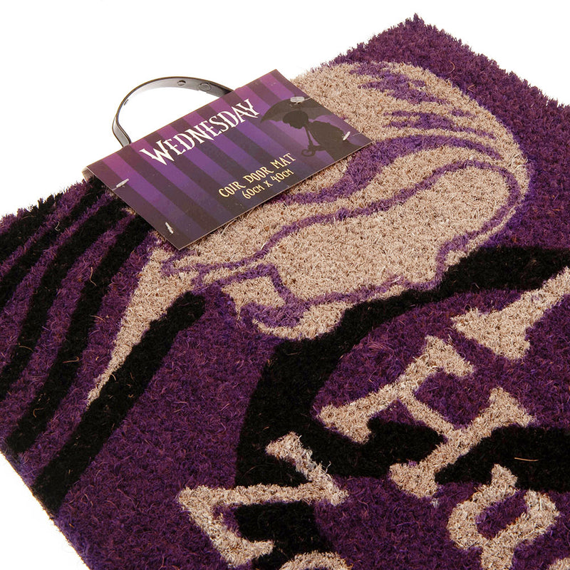 Wednesday Doormat, side angle