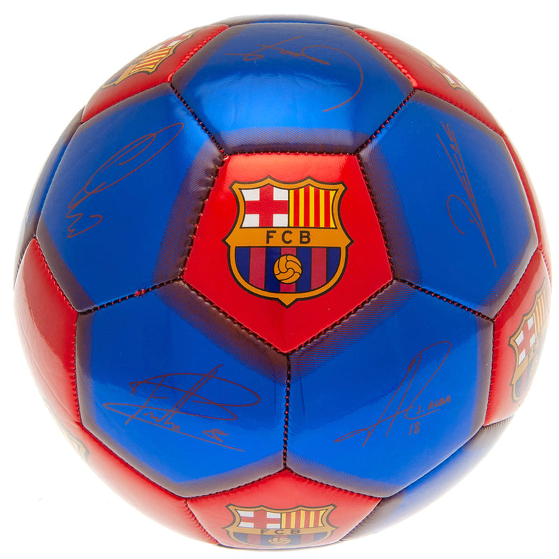 FC Barcelona Sig 26 Football, side angle