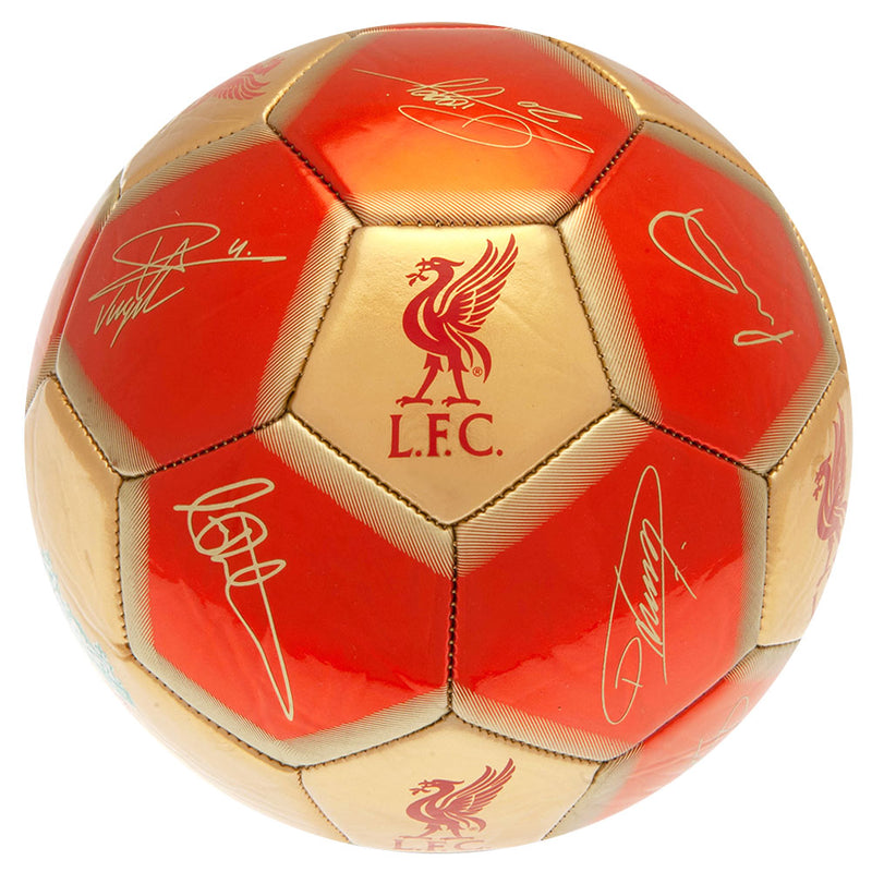 Liverpool FC Sig 26 Football, side angle
