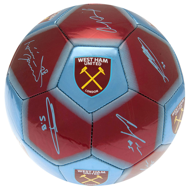 West Ham United FC Sig 26 Football, side angle