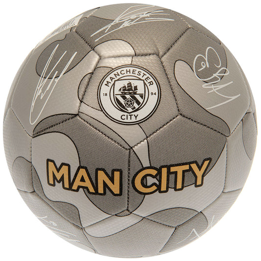 Manchester City FC Camo Sig Football collectible from Infinity Collectables 2026
